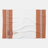 figdewdrops Oranje Relax Cup keukendoek Theedoek (Horizontaal)