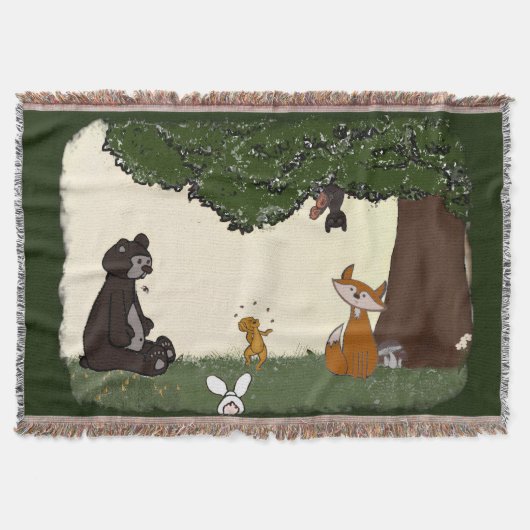 figdewdrops Spring Day Throw Blanket Deken (Voorkant)