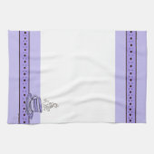 figdewdrops Violet Purple Relax Cup kitchen towel Theedoek (Horizontaal)