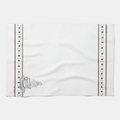 figdewdrops Witte Relax Cup keukendoek Theedoek (Horizontaal)