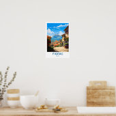 Figeac Frankrijk Reisprint Poster (Keuken)