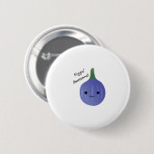 Figgin Geweldige Cute Kawaii Fig Ronde Button 5,7 Cm (Voorkant /achterkant)