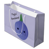 figgin Geweldige Fig Pun Groot Cadeauzakje (Voorkant Gekanteld)