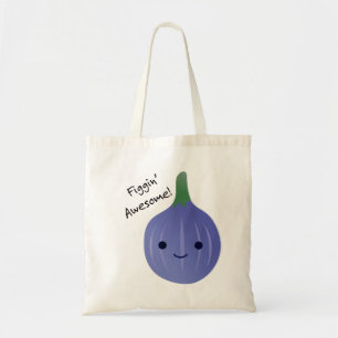 figgin Geweldige Fig Pun Tote Bag