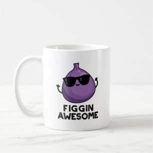 Figgin Geweldige Funny Fruit Fig Pun Koffiemok
