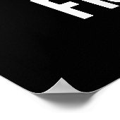 Figgin Lit Funny Figgy Pudding Pun Dark BG Poster (Hoek)