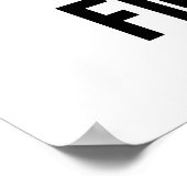 Figgin Lit Funny Figgy Pudding Pun Poster (Hoek)