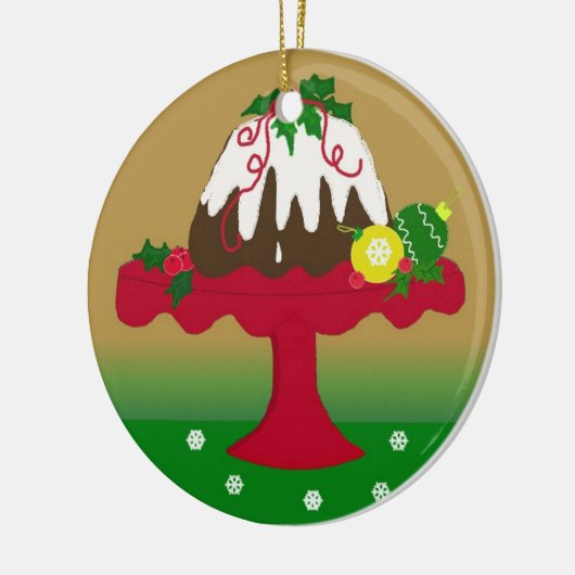 Figgy Pudding Keramisch Ornament (Links)