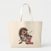 fight and touch grote tote bag (Voorkant)