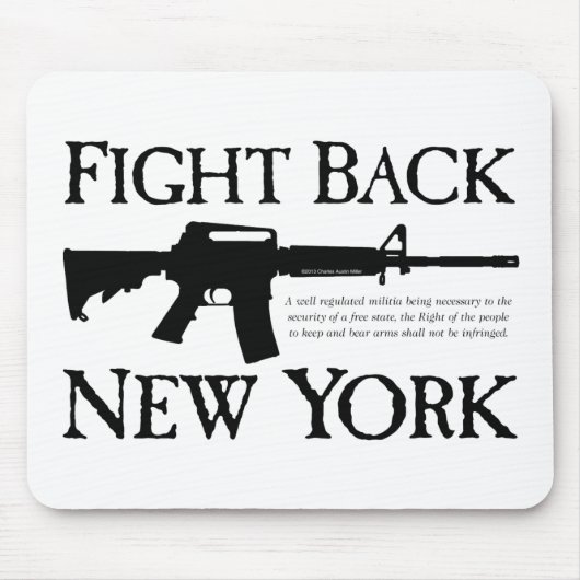 Fight Back New York Rebellion Ware Muismat (Voorkant)