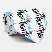 Fight Believe Hope v2 Prostate Cancer Stropdas (Opgerold)