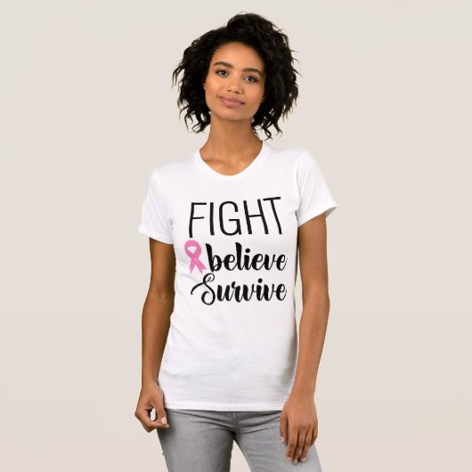 Fight & Believe T-shirt (Voorkant volledig)