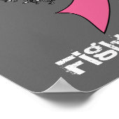 Fight Believe Win - Breast Cancer Poster (Hoek)