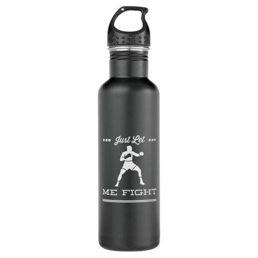 Fight Boxing Hobby Sport Fitness Muscles Waterfles (Voorkant)