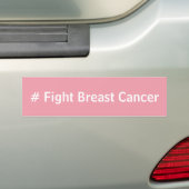 # Fight Breast Cancer Bumpersticker (Op auto)