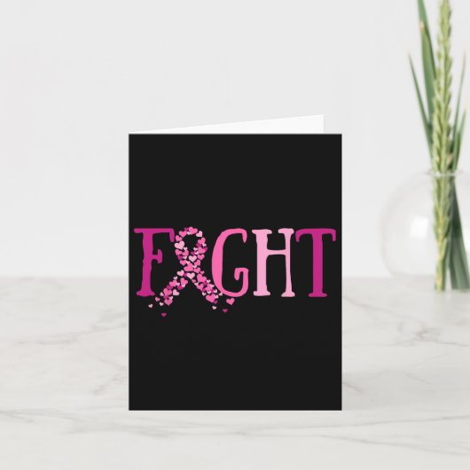 Fight Breast Cancer Kaart (Voorkant)