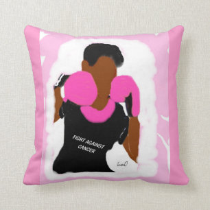 Fight Breast CancerThrow Pillow, 20x20 Kussen