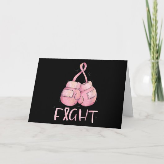 Fight Cancer Survivor Boxing Gloves Breast Cancer (Voorkant)