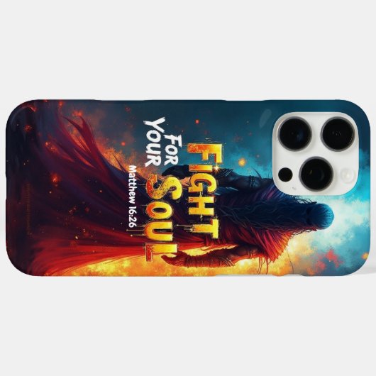 Fight Case-Mate iPhone Case (Achterkant (horizontaal))