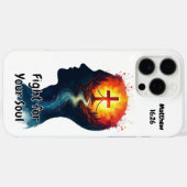 Fight Case-Mate iPhone Case (Achterkant (horizontaal))