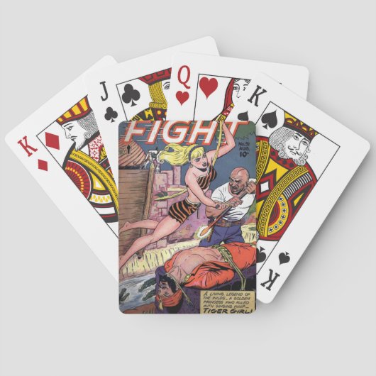 "Fight Comics" Comic Book-Play-kaarten Pokerkaarten (Achterkant)