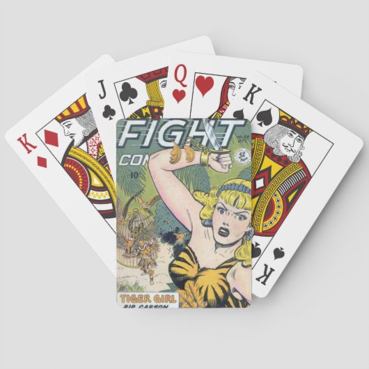 "Fight Comics" Comic Book-Play-kaarten Pokerkaarten (Achterkant)