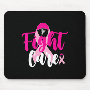 Fight Cure Pink Ribbon Borstkanker Awareness Sur Muismat