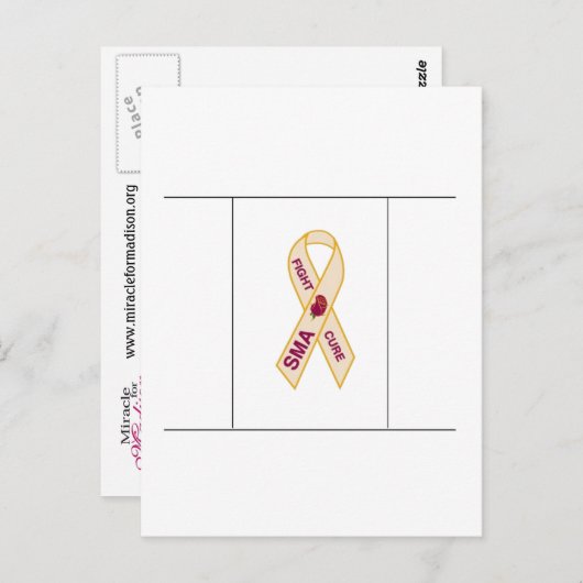 Fight Cure SMA - lint Briefkaart (Voorkant / Achterkant)