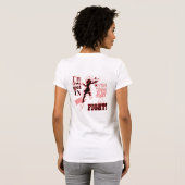 Fight Derby/Neck Wht T-shirt (Achterkant volledig)