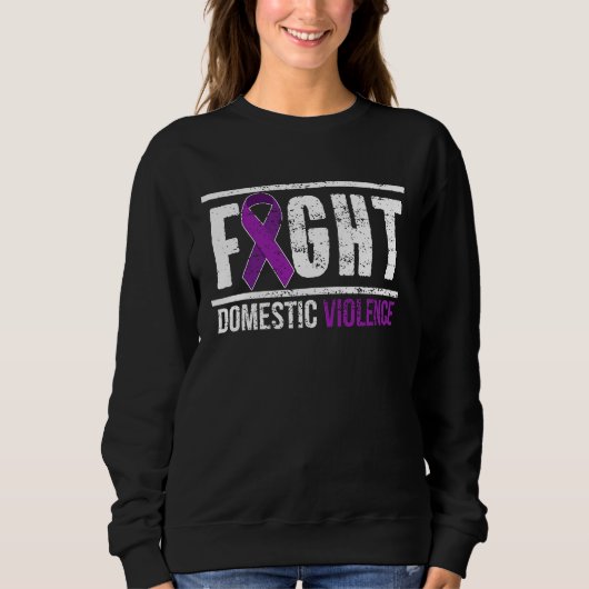 Fight Domestic Violence Awareness Survivor Trui (Voorkant)