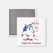 Fight Eagle Magnet (Voorkant / Achterkant)