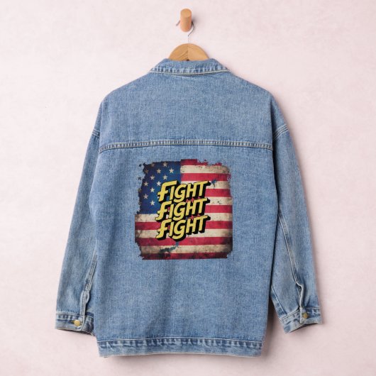 Fight Fight - Donal Trump-selectie Denim Jacket (Hangar)