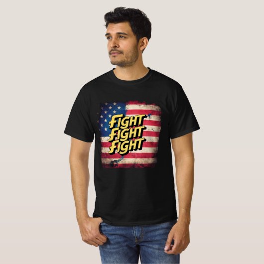 Fight Fight - Donal Trump-selectie T-shirt (Voorkant volledig)