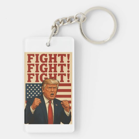 Fight! Fight! Fight! Sleutelhanger (achterkant)