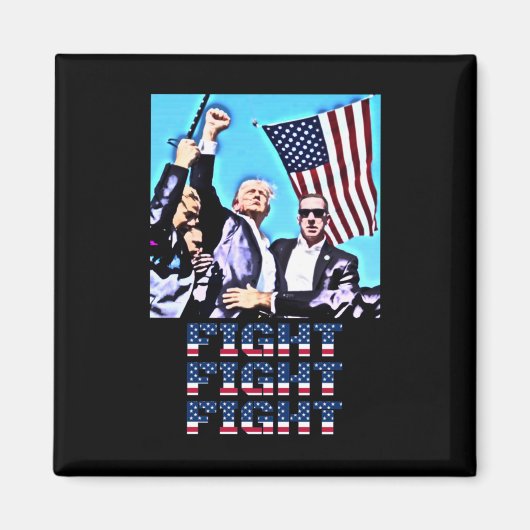 Fight Fight Rally Fist Pump Magneet (Voorkant)