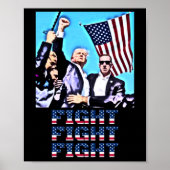 Fight Fight Rally Fist Pump Poster (Voorkant)