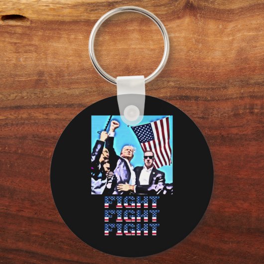 Fight Fight Rally Fist Pump Sleutelhanger (Voorkant)