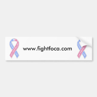 Fight FOCA. Bumpersticker