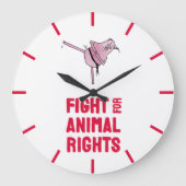 Fight for Animal Rights Grote Klok (Voorkant)