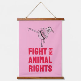 Fight for Animal Rights Hangend Wandkleed