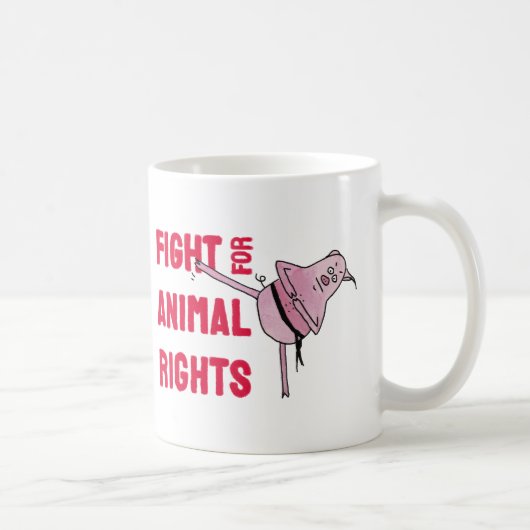 Fight for Animal Rights Koffiemok (Rechts)