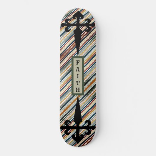 Fight for Faith Order of Santiago Cross Skateboard (Voorkant)