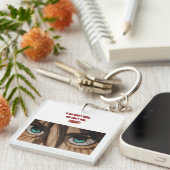 Fight for Freedom | Eren-Inspired Quote Design Sleutelhanger (Voorkant Rechts)