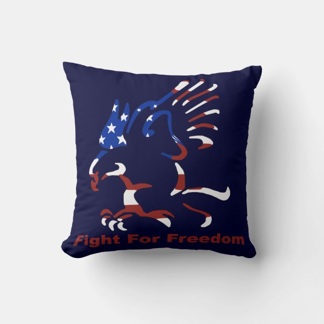 Fight for Freedom Reversible Pillow Kussen (Voorkant)