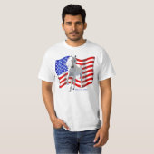 Fight for Freedom White Horse T-shirt (Voorkant volledig)