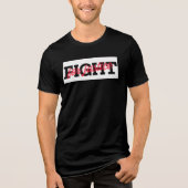 Fight for Justice Shirt – Bold Typography (Voorkant)