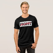 Fight for Justice Shirt – Bold Typography (Voorkant volledig)