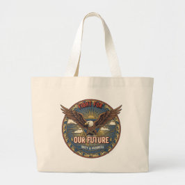 Fight for Our Future Jumbo Tote Grote Tote Bag