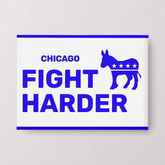 Fight Harder™ Knop (Aanpassen!) Button (Voorkant)