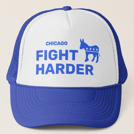 Fight Harder™ Trucker Hat (Aanpassen!) Pet (Voorkant)